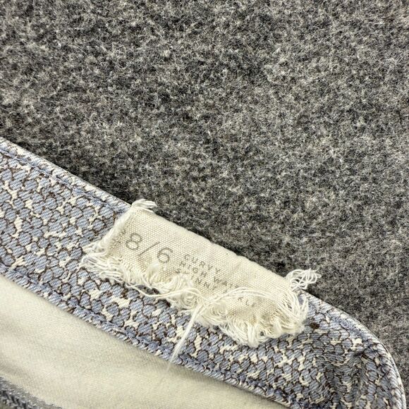 Loft Jeans Women 6 Gray Denim Light Wash Skinny Ankle Mid Rise Curvy Pockets - Picture 8 of 11